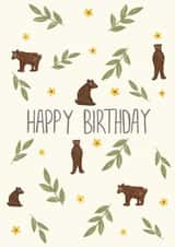 Animal card bear Card 17225 created by Creative Dragon01