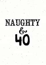 40 forty Birthday Card 17230 created by @sophie robbens