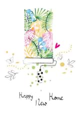 New Home Paint Roller Card created by SABIVO Design by Sabina