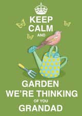 gardening adult Thinking of you Card 2406 created by Siobhan at april rose