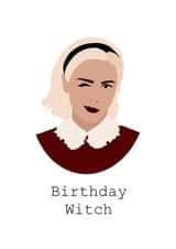 sabrina the teenage witch sabrina spellman Birthday Card 17272 created by Ginger Cow