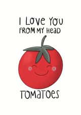 Love food pun Card 41417 created by Becca