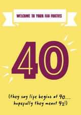 welcome fab Birthday Card 41668 created by SnailMail