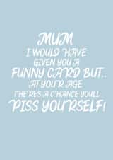 rude adult Birthday Card 15067 created by Amy