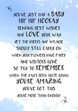 baby welcome to the world New Baby Card 17326 created by Rhymes To Remember