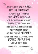 baby new mum New Baby Card 17327 created by Rhymes To Remember