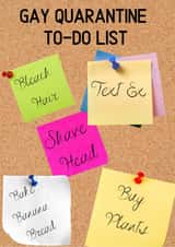 gay quarantine Just because Card 17311 created by Cal and Carl