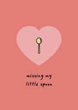 big spoon Love & Friendship Card 41669 created by SnailMail