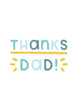 Thanks Dad Card created by Joanne Hawker