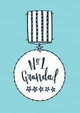 No 1 Grandad Birthday Card created by Betty Etiquette