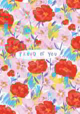 flowers proud Congratulations Card 7981 created by Sophie Wade