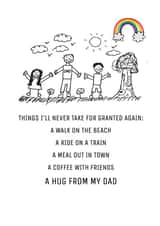 Never take for granted again Father's Day card created by Squelia