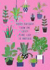plant lady Birthday Card 16440 created by Jessica Eyre
