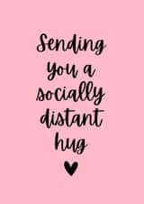 social distance hug Just because Card 42173 created by Roxy Doodles