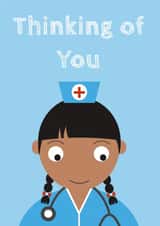 Sendasmile NHS Just because Card 16424 created by Stripey Cats