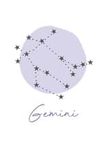 gemini starsign Card 14621 created by Pink Stripes 