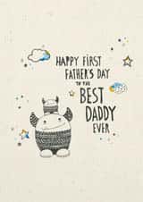 monster cute Father's Day Card 3300 created by Cathy Haworth