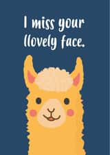 I miss your face i miss you Card 37310 created by Charli Tait Creative