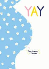 floral yay Pregnancy Card 42285 created by Sarah Frances