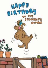 Happy Birthday To My Favourite Human Card created by Kat Willott