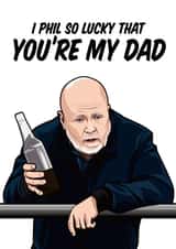 Phil Eastenders Father's Day card created by All Things Banter