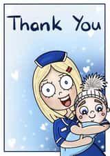 Thank you Thank You Card 42246 created by Emma Webb