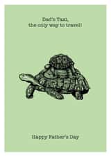 Hand Drawn Dad’s Taxi Father's Day Card created by Zoe-Claire