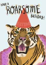 roarsome birthday Birthday Card 17565 created by Alba Landra