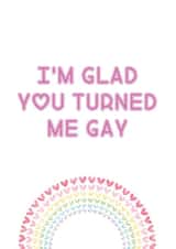 glad you Love & Friendship Card 16915 created by Rude Cards