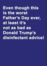 trump advice Father's Day Card 37647 created by Sachy Cards