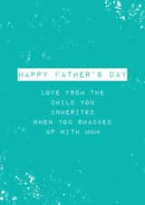 inherited shacked Father's Day Card 6333 created by Diffydolls