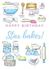 star baker Birthday Card 16524 created by Kate Garrett
