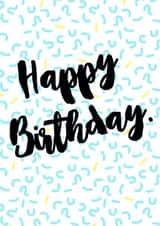 jazzy happy birthday Card 33226 created by Elodie Bee Designs