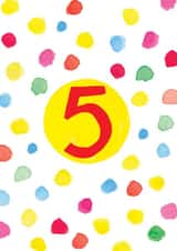 Child 5 Birthday Card 17667 created by Earlybird