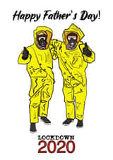Lockdown Quarantine Social Distancing Father’s Day Card created by Funnilyenough