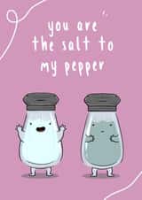 Love salt and pepper Love & Friendship Card 17797 created by The Tipsy Turtle