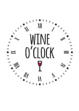 wine o'clock wine Just because Card 17868 created by Karen Brown