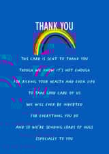 poem nhs Thank You Card 42631 created by Jenny Bowman
