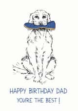 Dad Illustration Birthday Card 12544 created by Richard Marsh Art