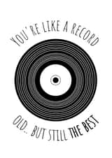 Record Vinyl Birthday Card 37433 created by PopDogShop