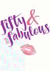 Fifty and still fabulous! Happy 50th Birthday! created by Di Mukerji