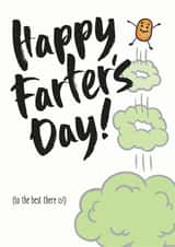Happy Farter's Day Father's Day card created by Di Mukerji