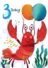 3 Child Birthday Card 2317 created by Rocket68