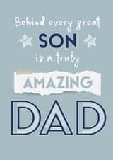 behind great Father's Day Card 36678 created by Betty Kitten