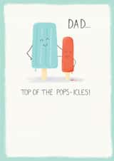 dad popsicles birthday or father's day card created by Jasperpie