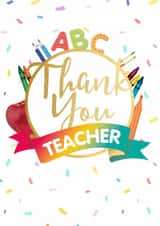 Thank You Teacher - End of School Card created by Tigerlilly