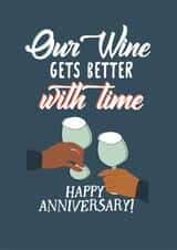 gets better Anniversary Card 18123 created by Oris Eddu 