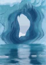 Jökulsárlón Iceland Card 26492 created by Sonia Nicolson