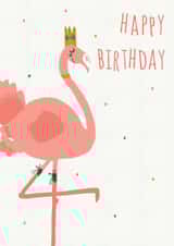 Happy Birthday Flamingo Card 42798 created by Annabel Collins