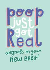 poop just New Baby Card 17450 created by Raspberry Blossom